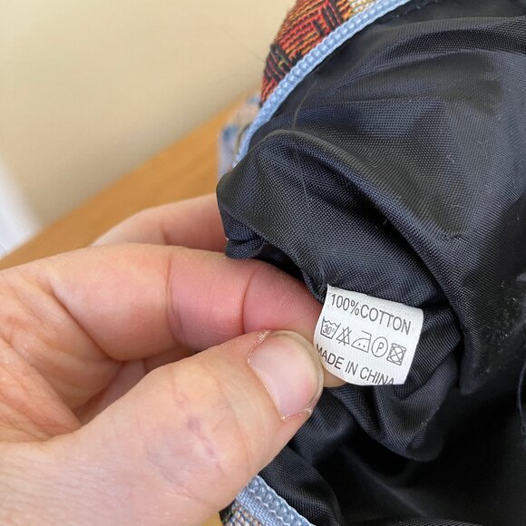 Venice Tapestry Tote Bag Purse w/ Zipper Italy Scenery Design 12" Venezia - Picture 4 of 8